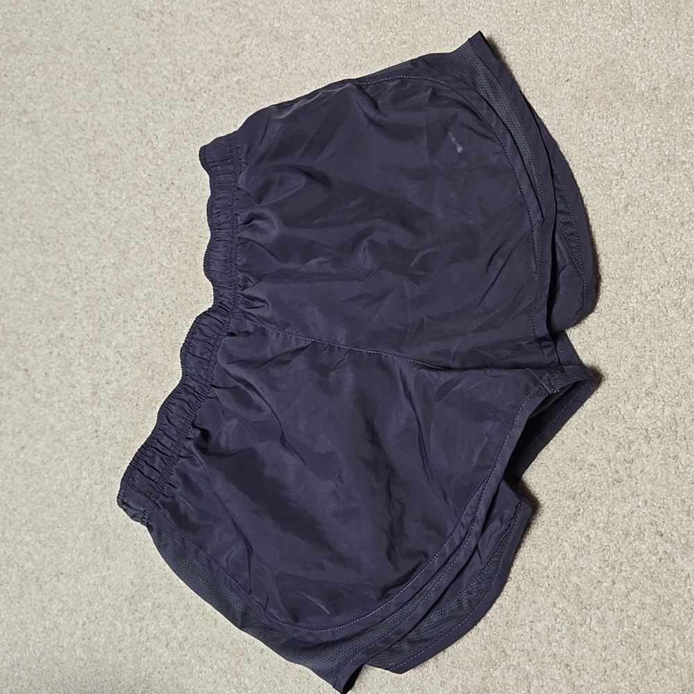 Nike Dri-Fit women's medium purple lined athletic shorts same day shipping